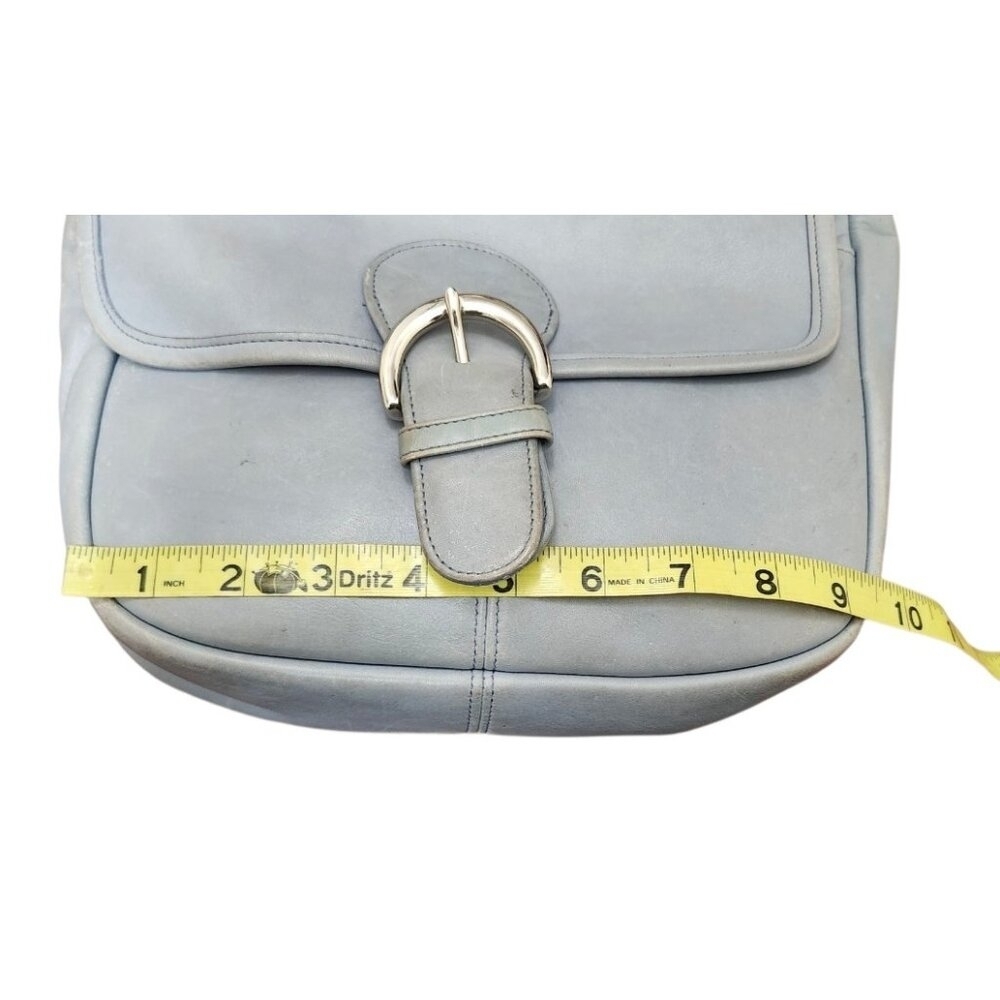 Coach Vintage - UNEVEN Color Soho Bedford Flap Bag 4164 - Periwinkle, Adjustable - Picture 12 of 16